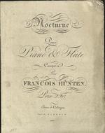 Nocturne & (polacca) : pour piano & flûte Composé par François Hunten.